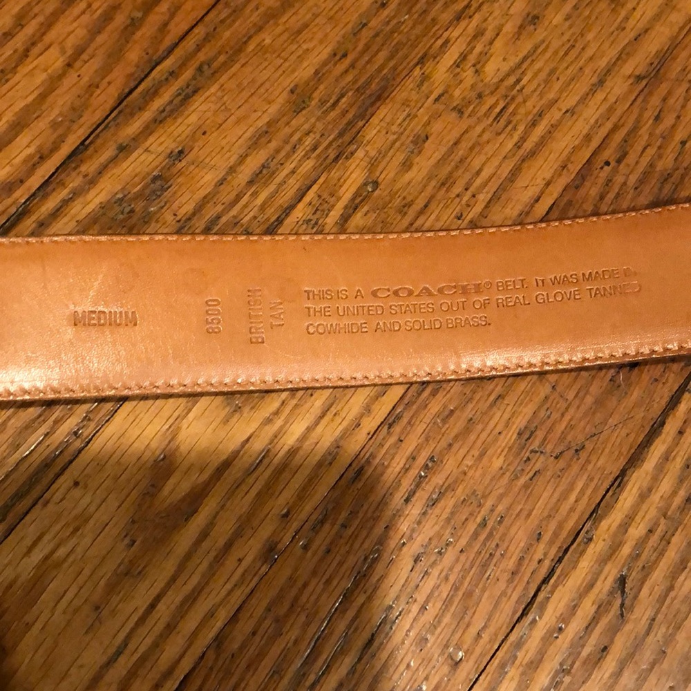 Coach leather belt - Picture 3 of 4